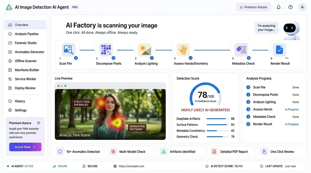 AI carb calculation Game Master — example of the AI tool dashboard software